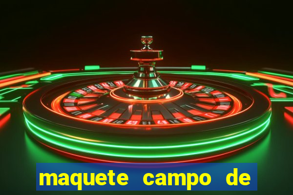 maquete campo de futebol (isopor)